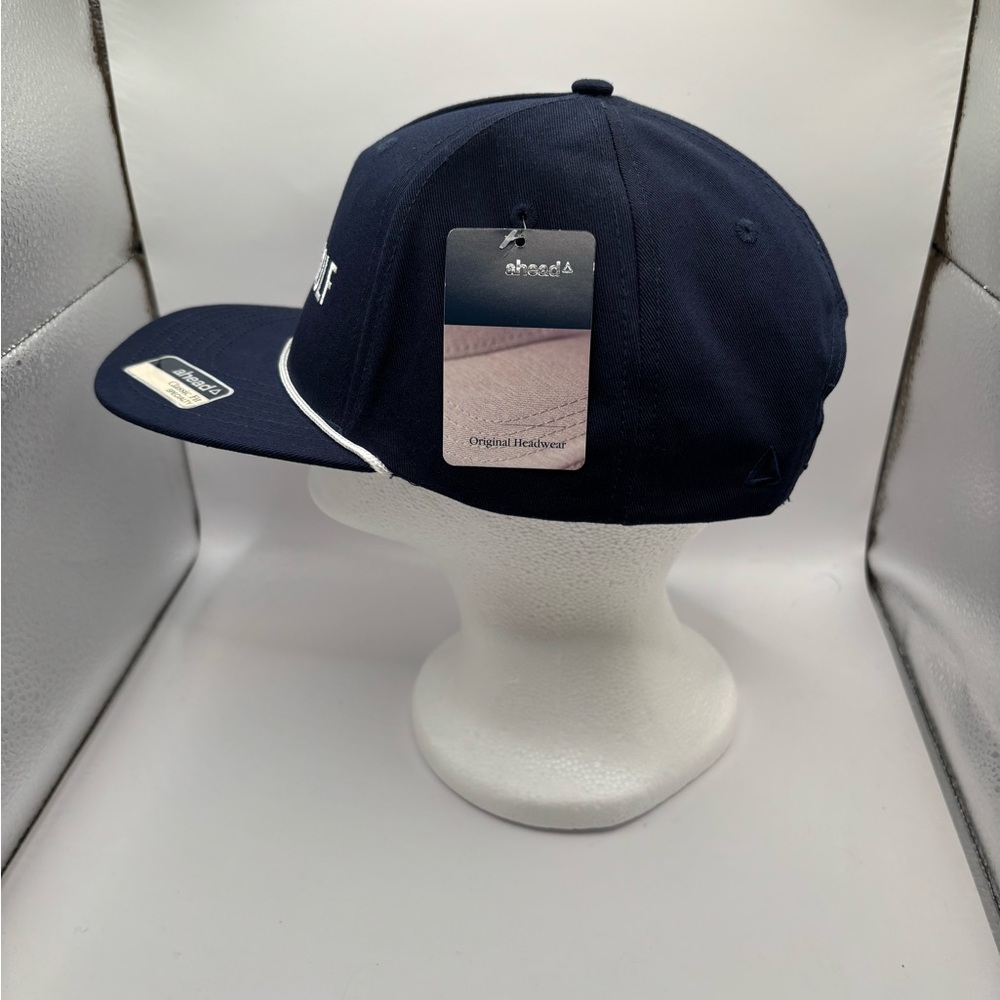 Men's Ahead New York Golf Club-TGL Golf-Blue/Hawaiian Print Snapback Hat (NWT). - Picture 2 of 5